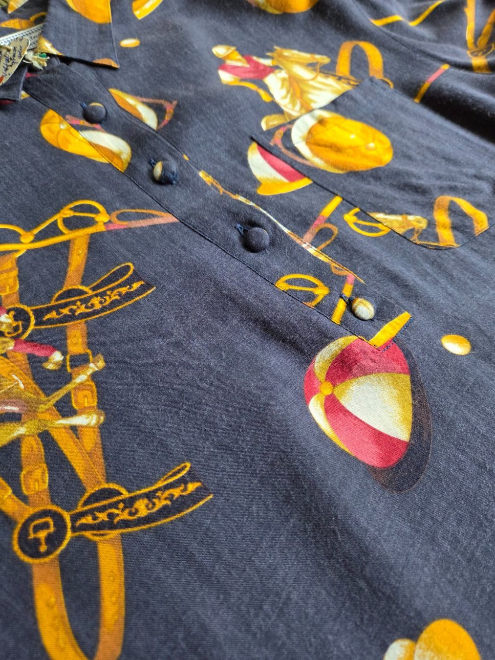 Camicette: Vintage Viskosebluse Print - EU 40 – Usato da Bern venduto da -Aniko- 3