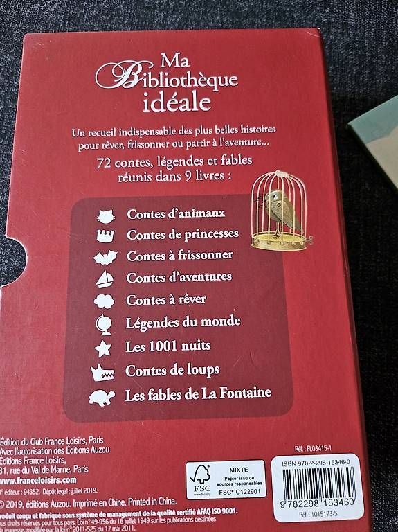 Libri: Coffret contes et fables – Usato da Fully venduto da cvivi75 2