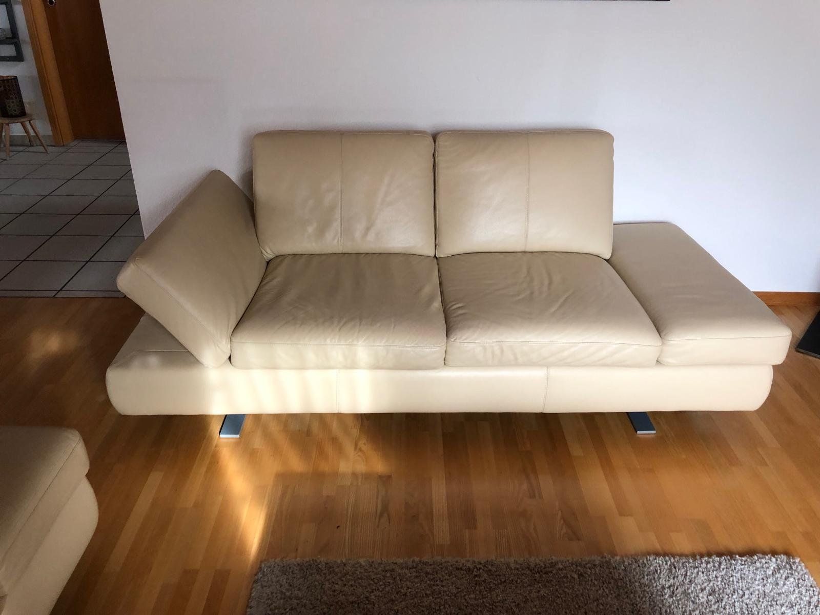 Divani: Ledersofas beige – Usato da Laupersdorf venduto da cacatoes56 1