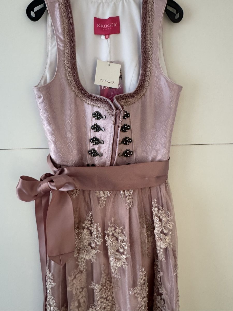 Krüger Robes: Krüger Dirndl Gr. 36 Rosa inkl Dirndbluse – Neuf avec emballage d'origine à Hausen AG par NiVaMa 3
