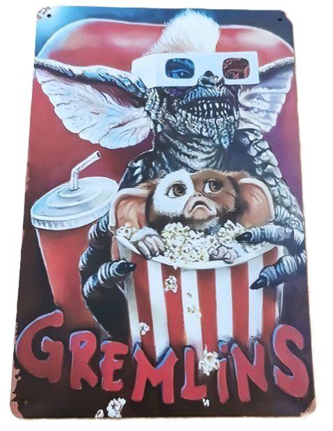 Schilder: Gremlins - Blechschild (neu, OVP) – Neu und originalverpackt aus Wilen b. Wollerau von morethanmusic