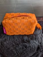 Kulturtasche Douglas orange Karomuster neu