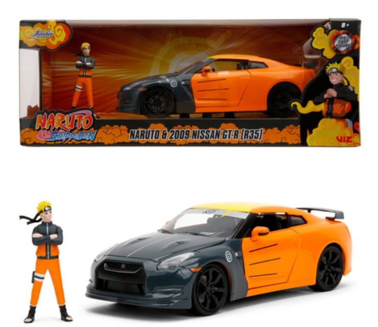 Nissan R35 GTR 2009 Naruto 1:24 Jada (Neu und originalverpackt) in ...