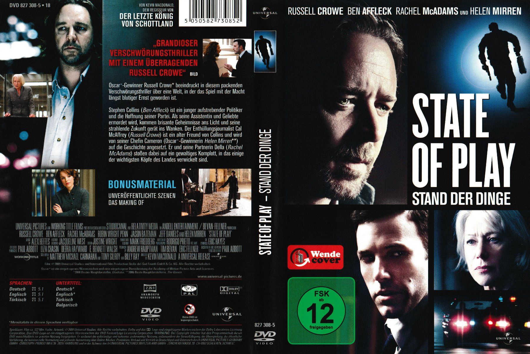 Tutti i DVDs: DVD - State Of Play – Usato da Langnau am Albis venduto da MediaRescuerKeLoX