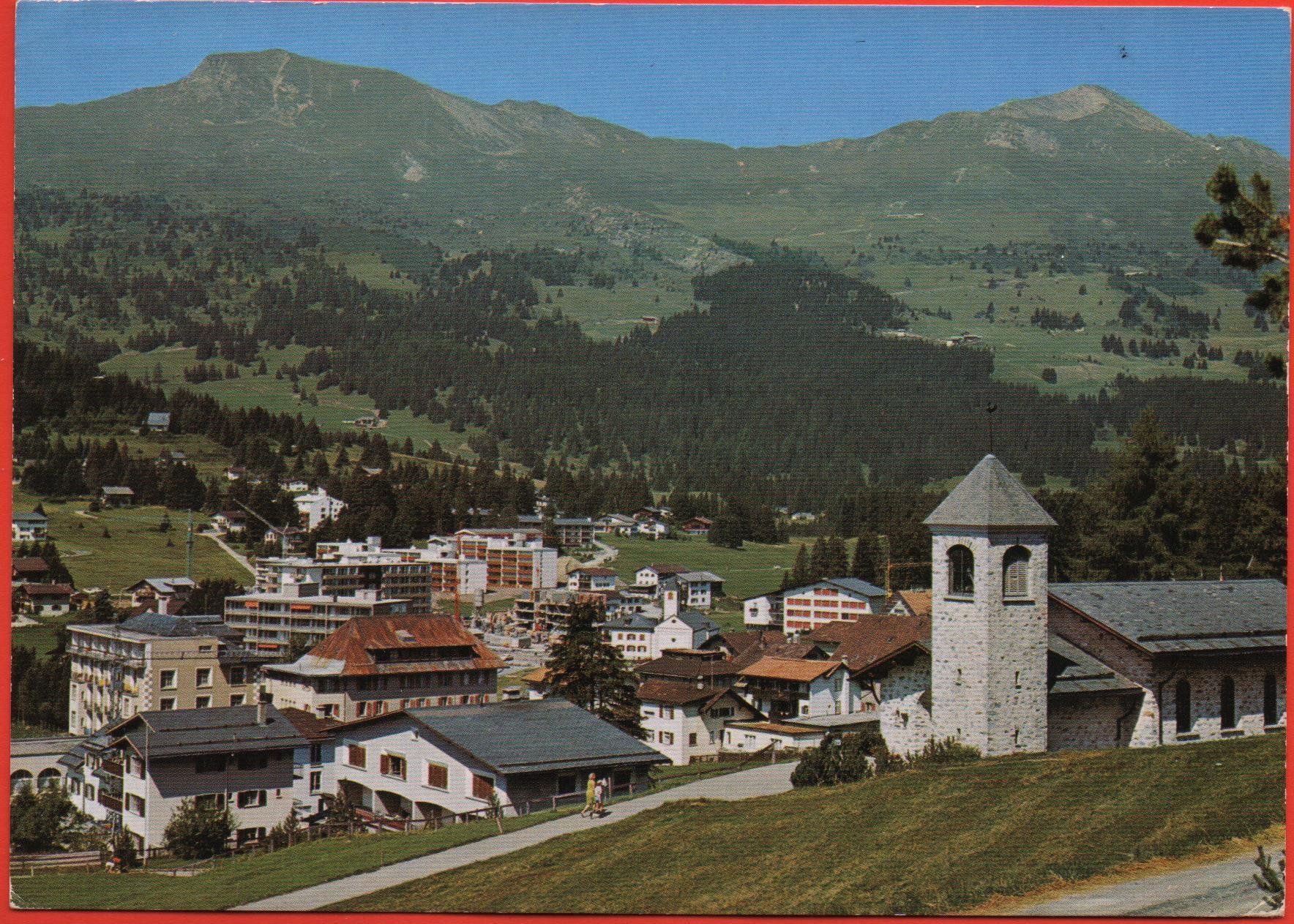 Cartes postales: LENZERHEIDE mit Piz Danis und Stätzerhorn – D'occasion à Jona par philajona