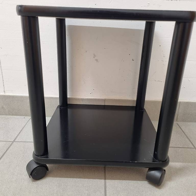 Korpus: Meuble d'appoint noir sur roulettes – Gebraucht aus Gland von Coyotte 2