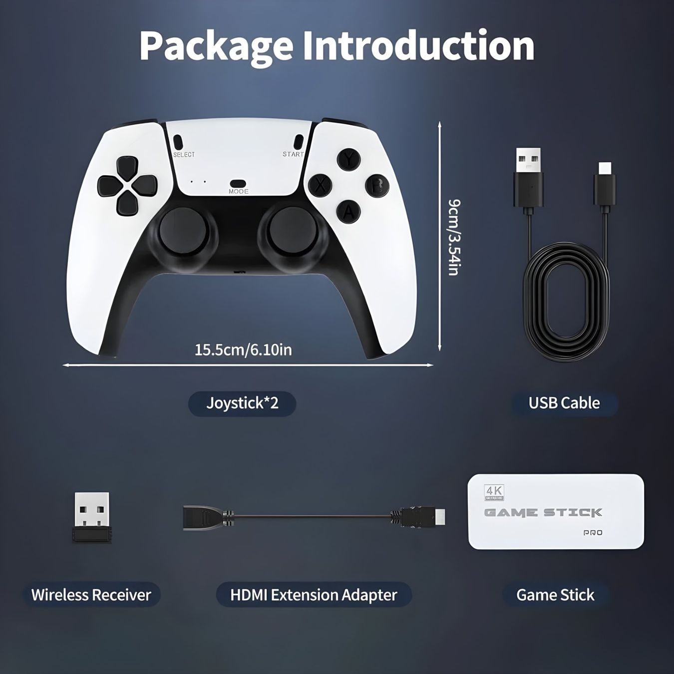 Konsolen: Retro Console: 20,000 Games, 4K HD, 2 Wireless Controllers – Neu und originalverpackt aus Villars-sur-Glâne von SwissTrendyStore 7