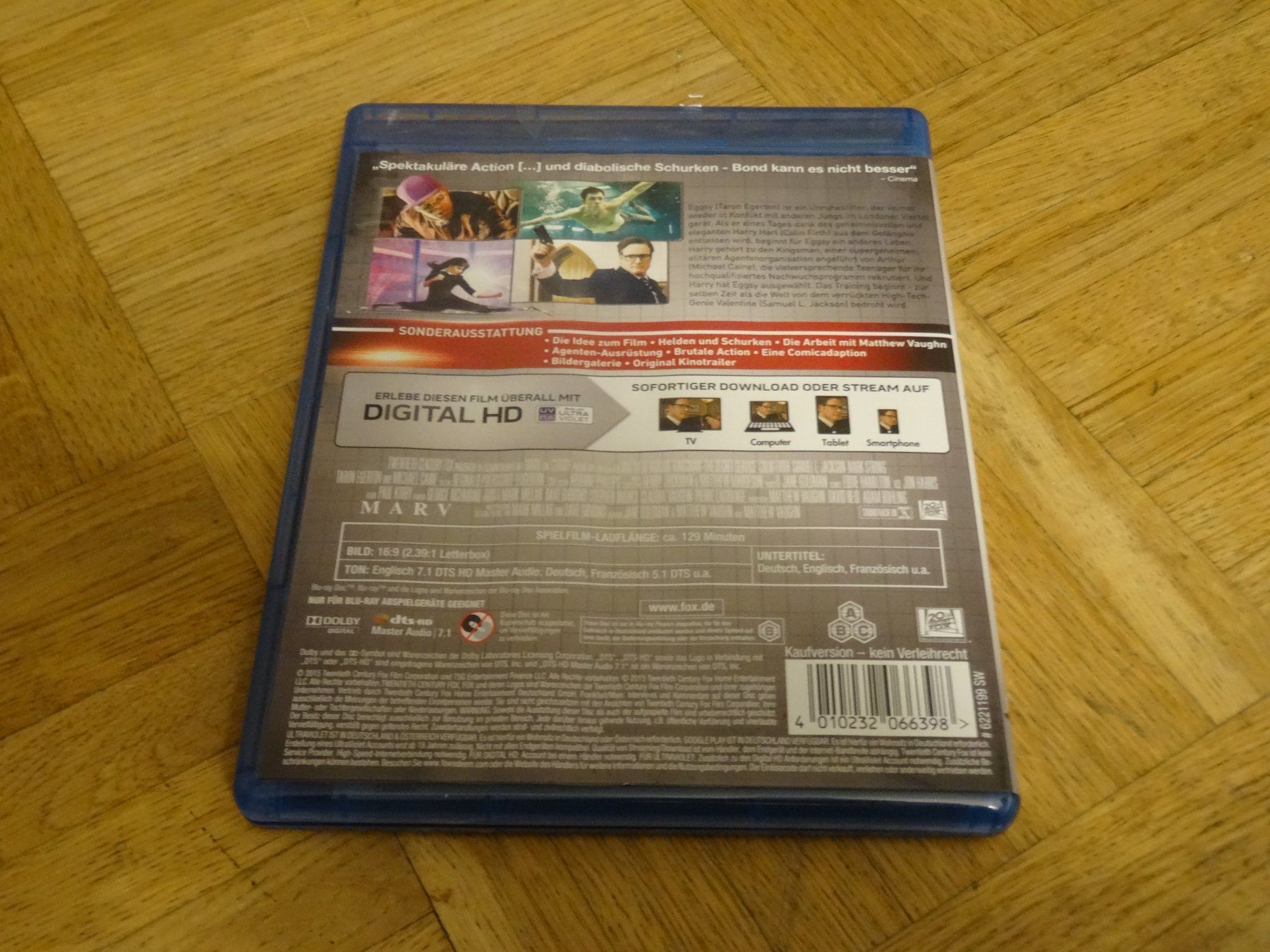 Alle DVDs: Kingsman - The Secret Service BLU-RAY – Gebraucht aus Olten von Disc-Verkauf 2