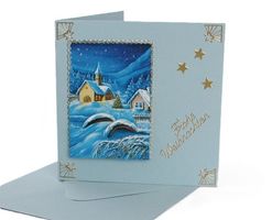 Weihnachtskarte Kirche (193/1)