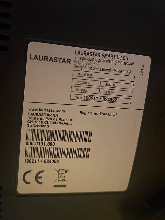 Bügeleisen: Laurastar SMART U  Premium-Bügelsystem – Gebraucht aus Landquart von Bijou23 3