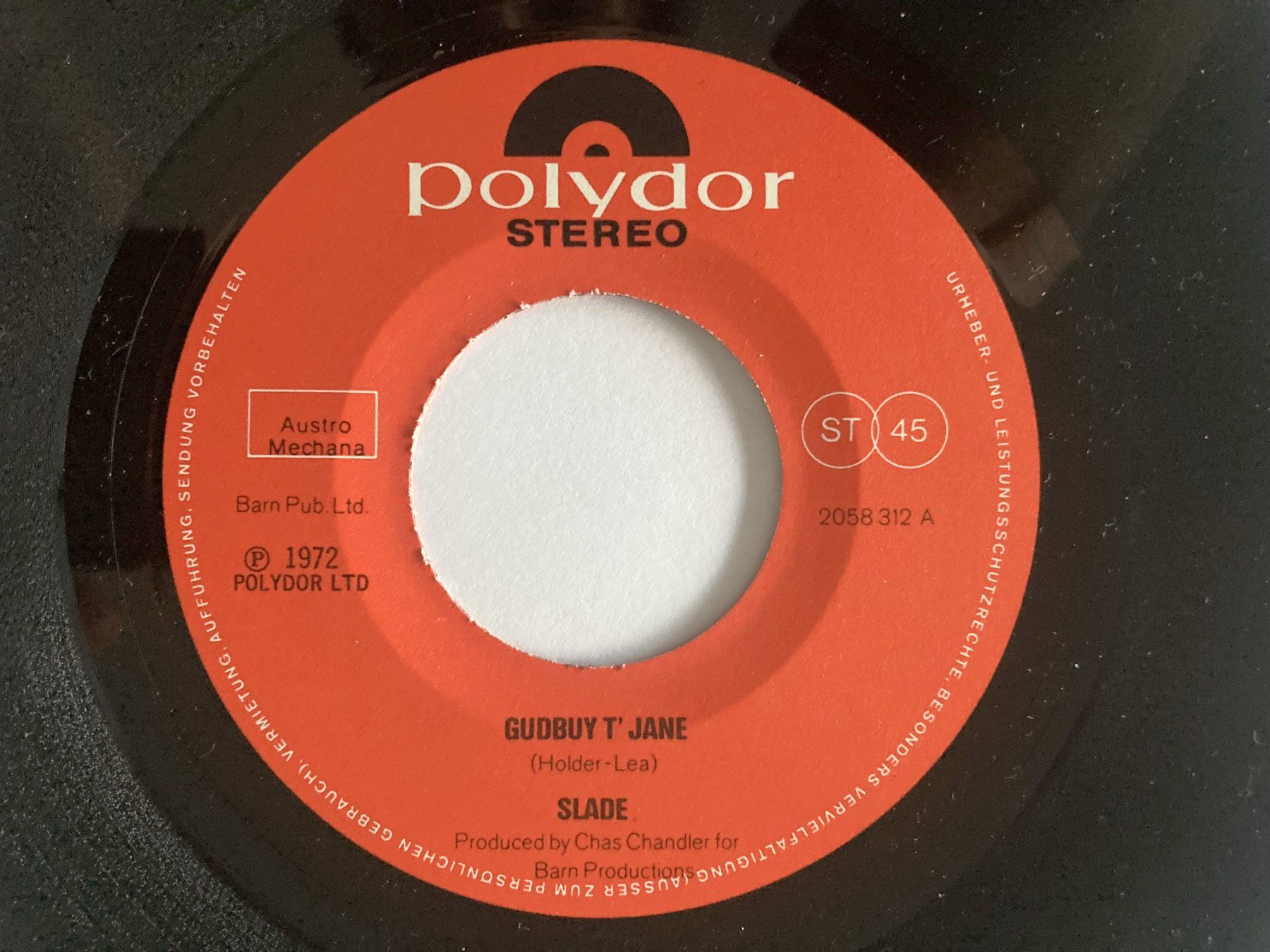 Dischi in vinile: SLADE - GUDBUY T'JANE – Usato da Bottens venduto da hotter-than-hell 2