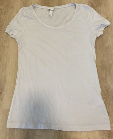H&M Basics T-Shirt weiss, Gr. S