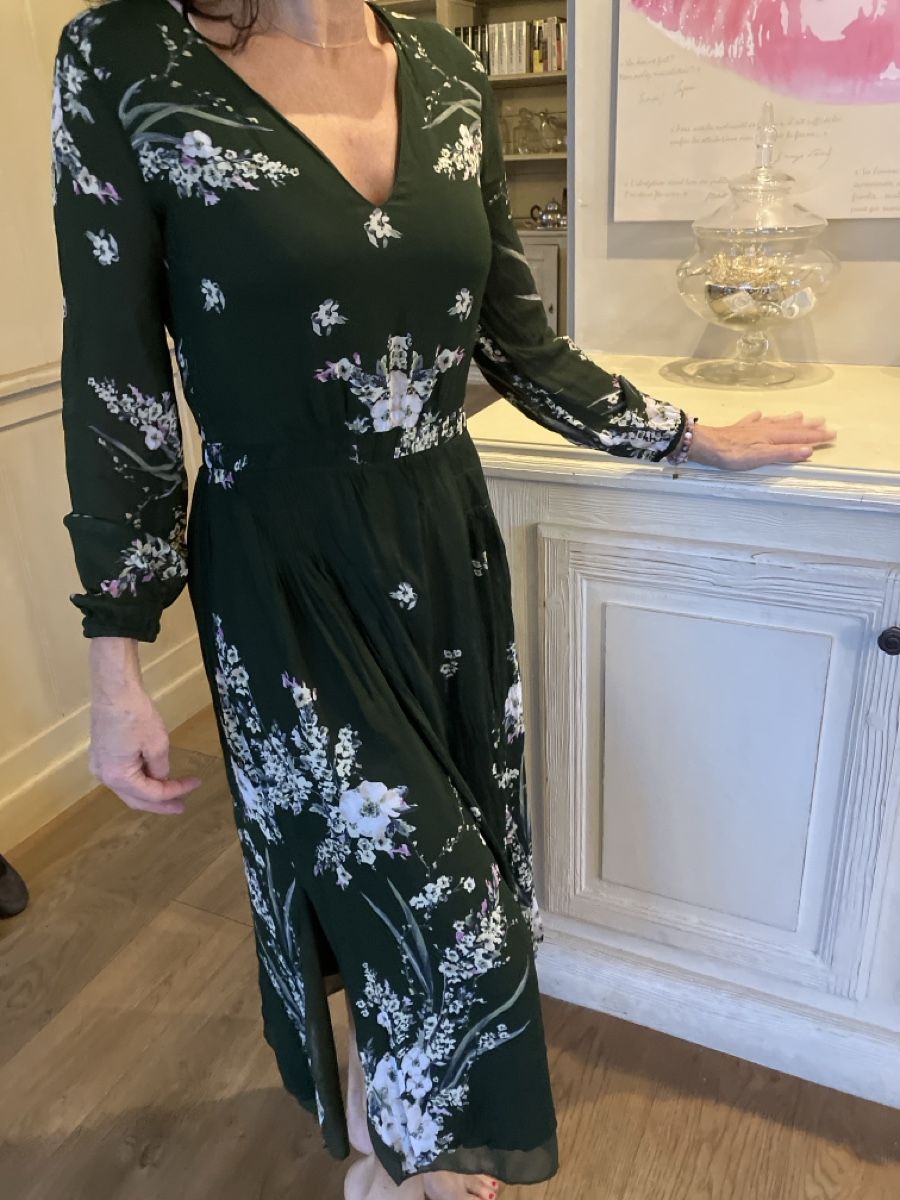 Vestiti: Elegantes Maxikleid mit Blumenmuster, Grösse 36, neuwertig – Usato da Muralto venduto da jac_hkz5