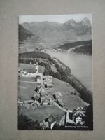 Seelisberg Vogelschau mit Mythen alte s/w Karte