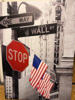 Tableau Panneau Wall Street