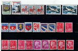 Briefmarken 90x Frankreich