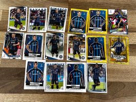 16 Topps Fussball-Cards mit Spielern von Inter Mailand