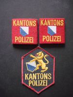 2 ST. PATTEN + 1 STICKER  DER KAPO  ZÜRICH  1970 JAHRE