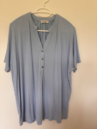Marc O'Polo T Shirt kurzarm hellblau Grösse L