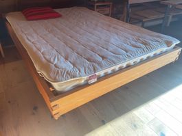 Bettrahmen ''' Unikat ''' Massivholz Buche - Komplettbett