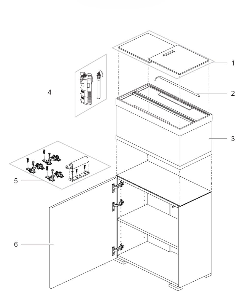 Oase Acquari: Aquarium Oase Styleline 175 Set – Usato da Unterägeri venduto da bas_rz62 3
