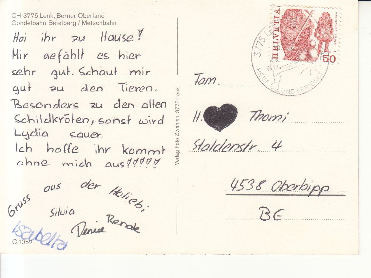 Cartes postales: Lenk 1981 – D'occasion à Bürglen TG par StampGraf 1