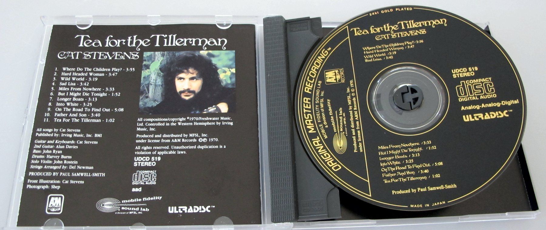 CD: CAT STEVENS - Tea For The Tillerman. MFSL. Gold CD – Usato da Reinach AG venduto da Yaris6 3
