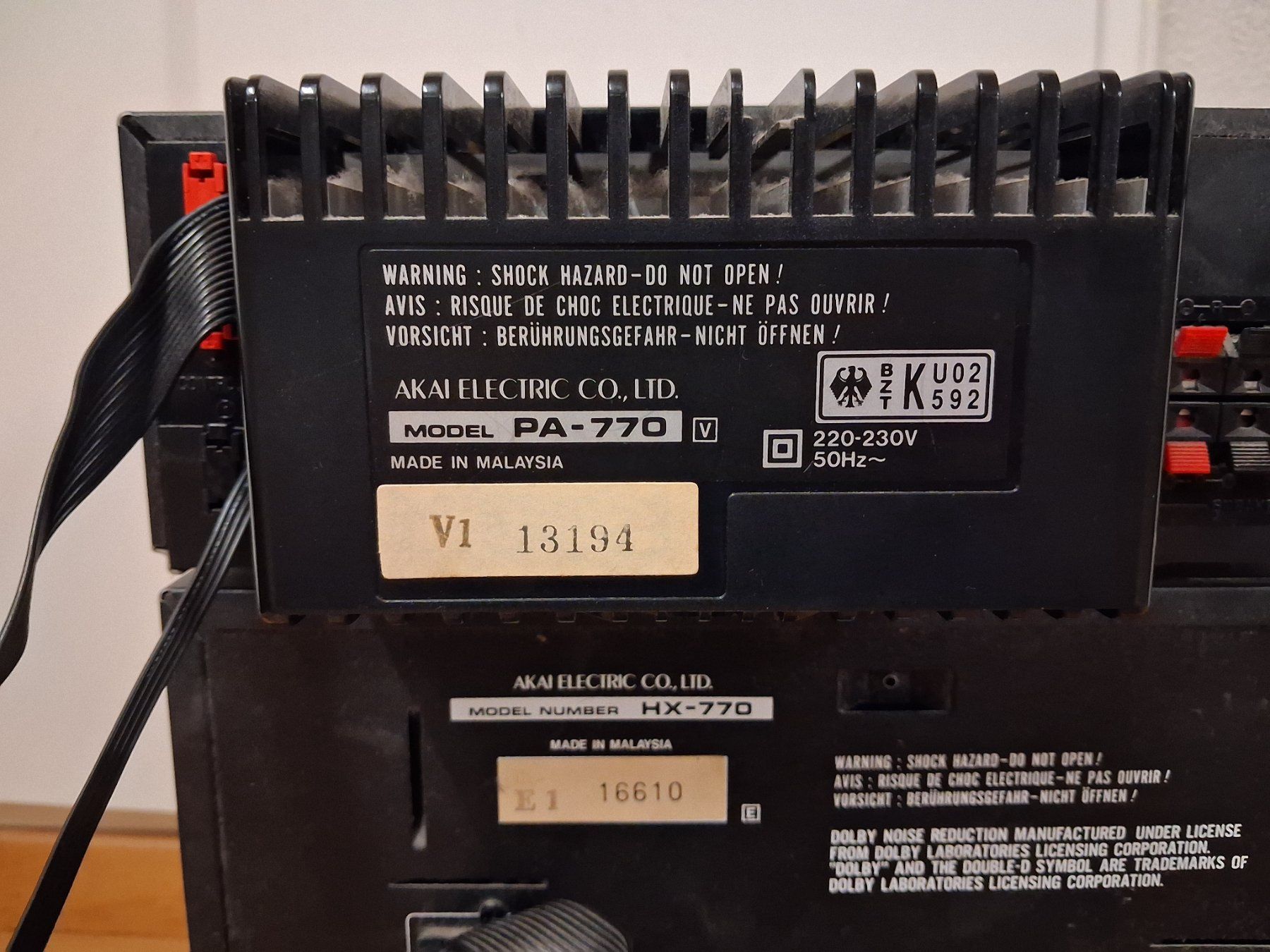 Radio: Akai Rigid Construction Mini System Hi-Fi Anlage – Usato da Bern venduto da Josef1903 3