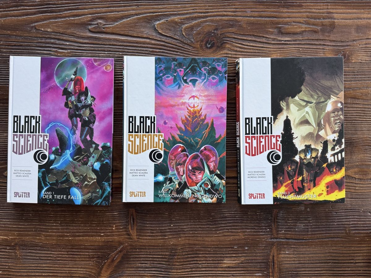 Fumetti: Black Science von Rick Remender, Band 1-7, – Usato da Thun venduto da Dchafar 3