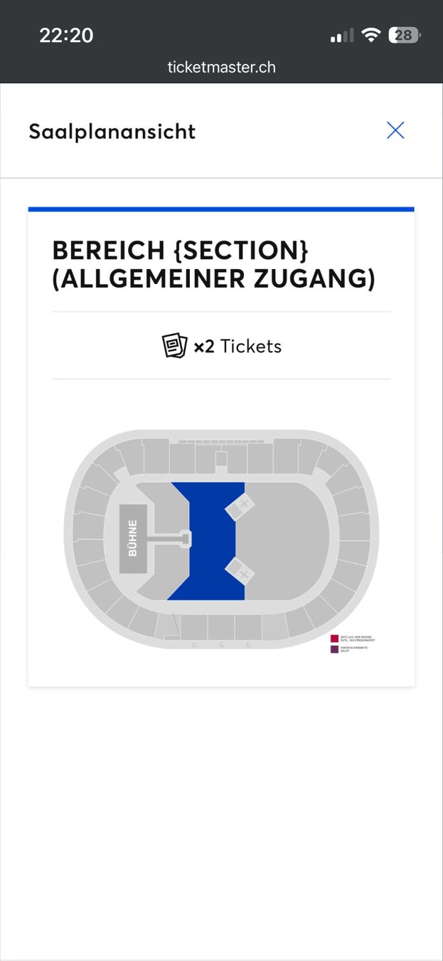 Biglietti: 2x Linkin Park Tickets Stehplatz vorne – Nuovo (secondo la descrizione) da Bern venduto da maralisas 1