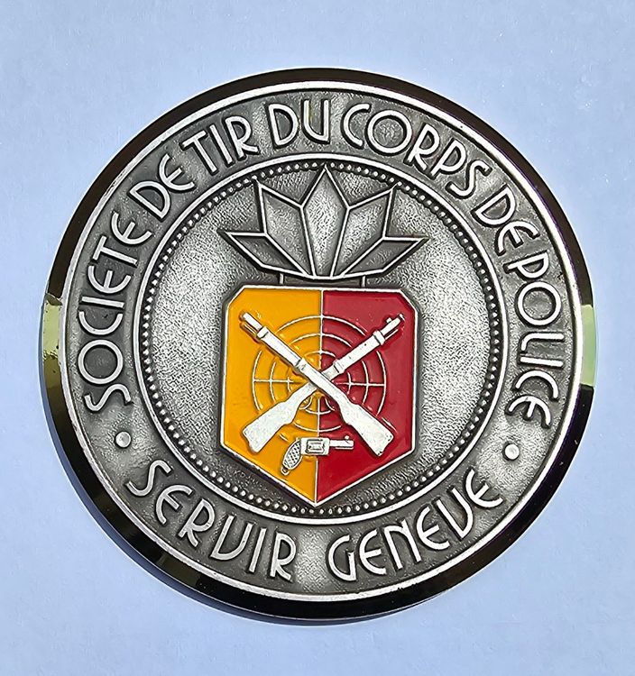 Medaille Société Nationale de Tir France (Gebraucht) in Rotkreuz für