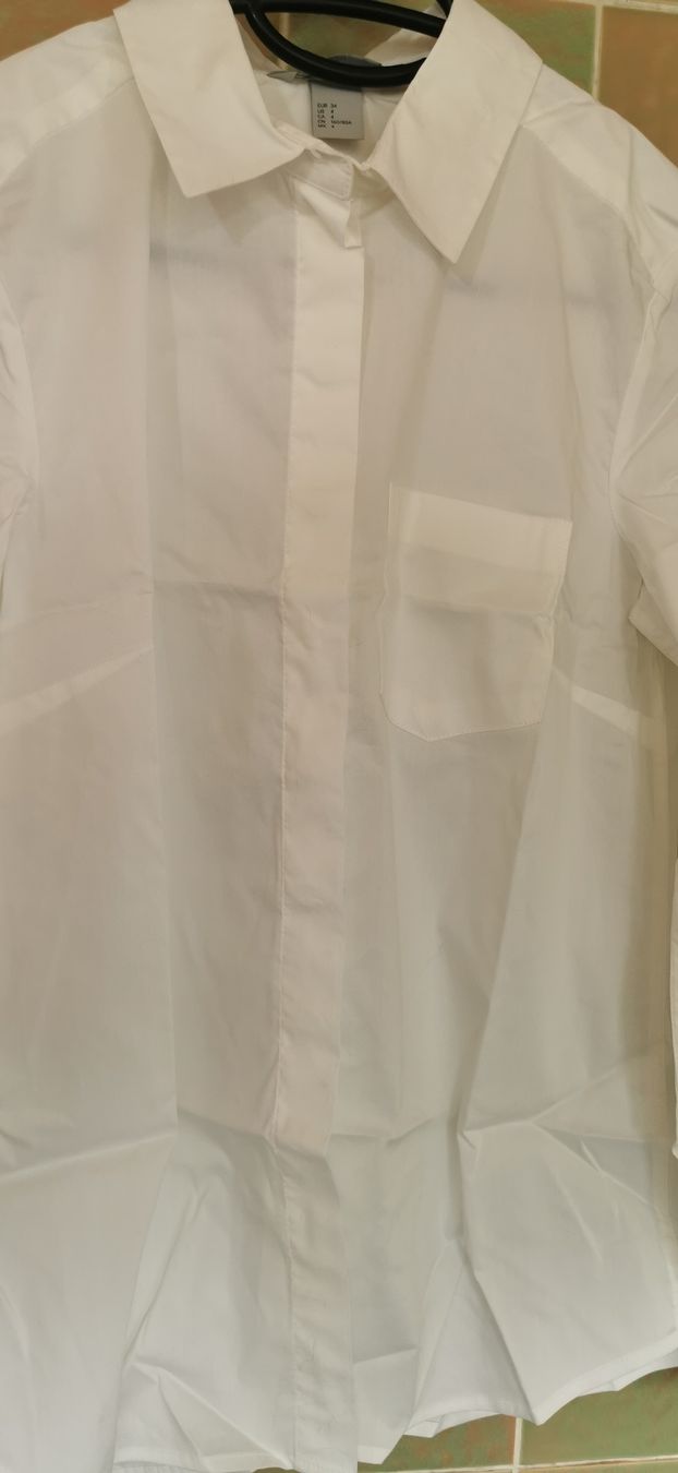 H&M Blusen: Business Bluse weiss elastisch Langarm 34/36 – Neu und originalverpackt aus Wyssachen von Soenne 2