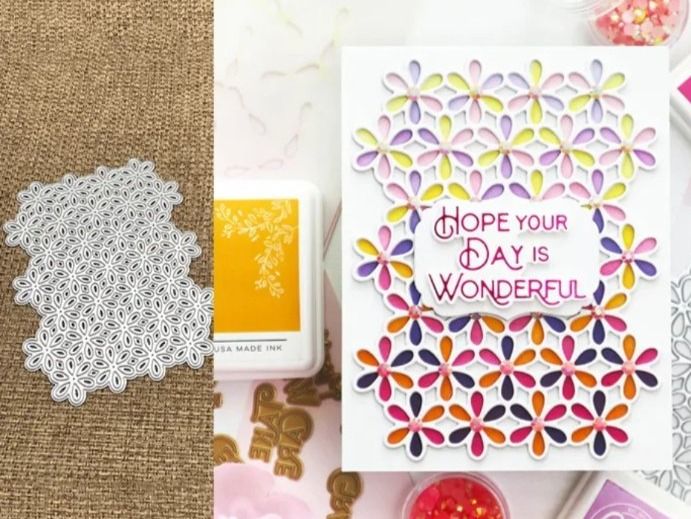 Sciablone: Stanzschablone Nr. 288, Blumen (Sizzix geeignet) – Nuovo e nell'imballaggio originale da Gretzenbach venduto da Fliegepilz56