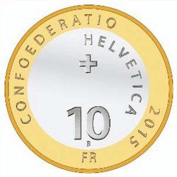 Alle Münzen: CHF 10.- commémorative 2015 – Gebraucht aus Bouveret von psv01 1