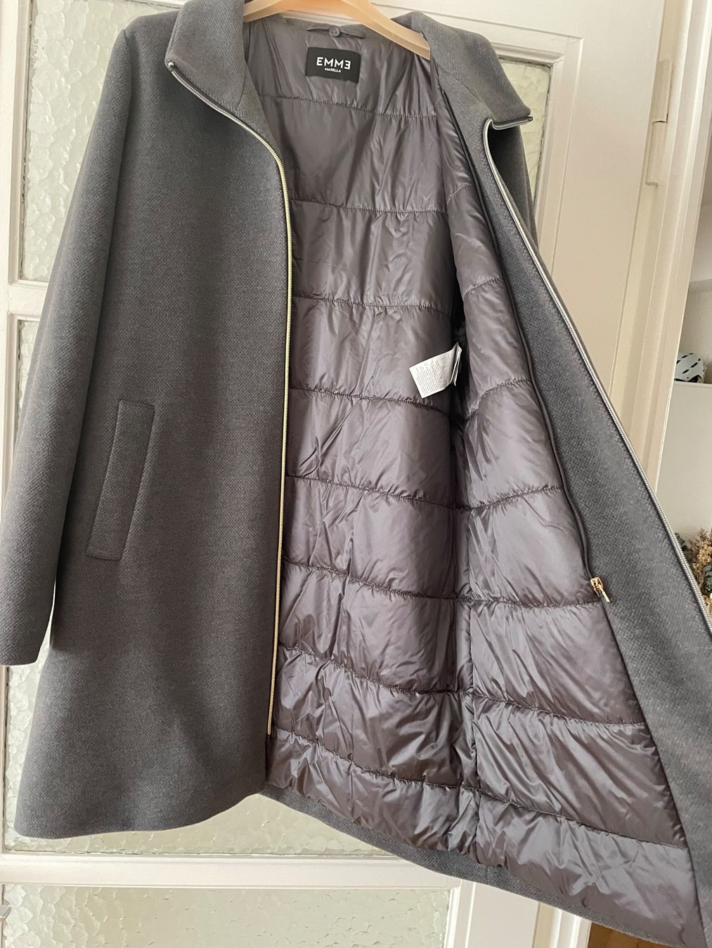 Marella Cappotti: Manteau Marella gris, taille 38-40 – Usato da Genève venduto da sca_j5cs 4