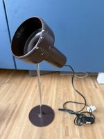 Lampe vintage des années 70, couleur marron - chic!