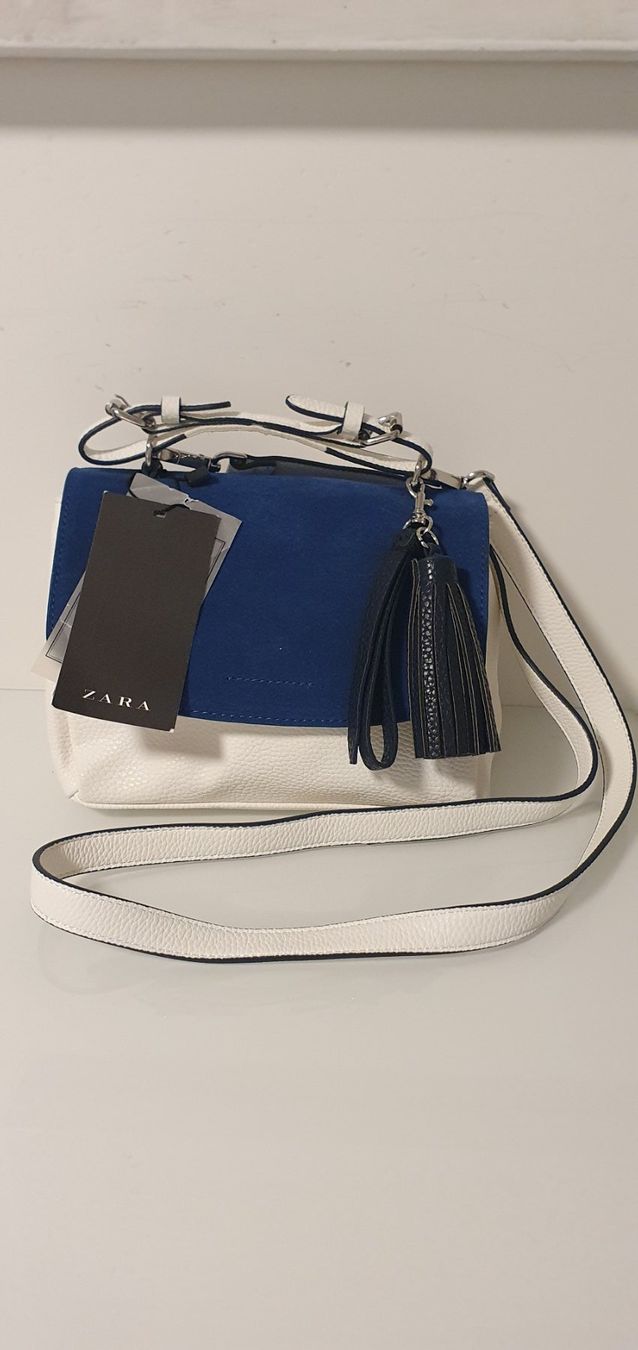 Zara Borse da donna: Handtasche Blau/weiss Neu – Nuovo (secondo la descrizione) da Stansstad venduto da InStyle8 2