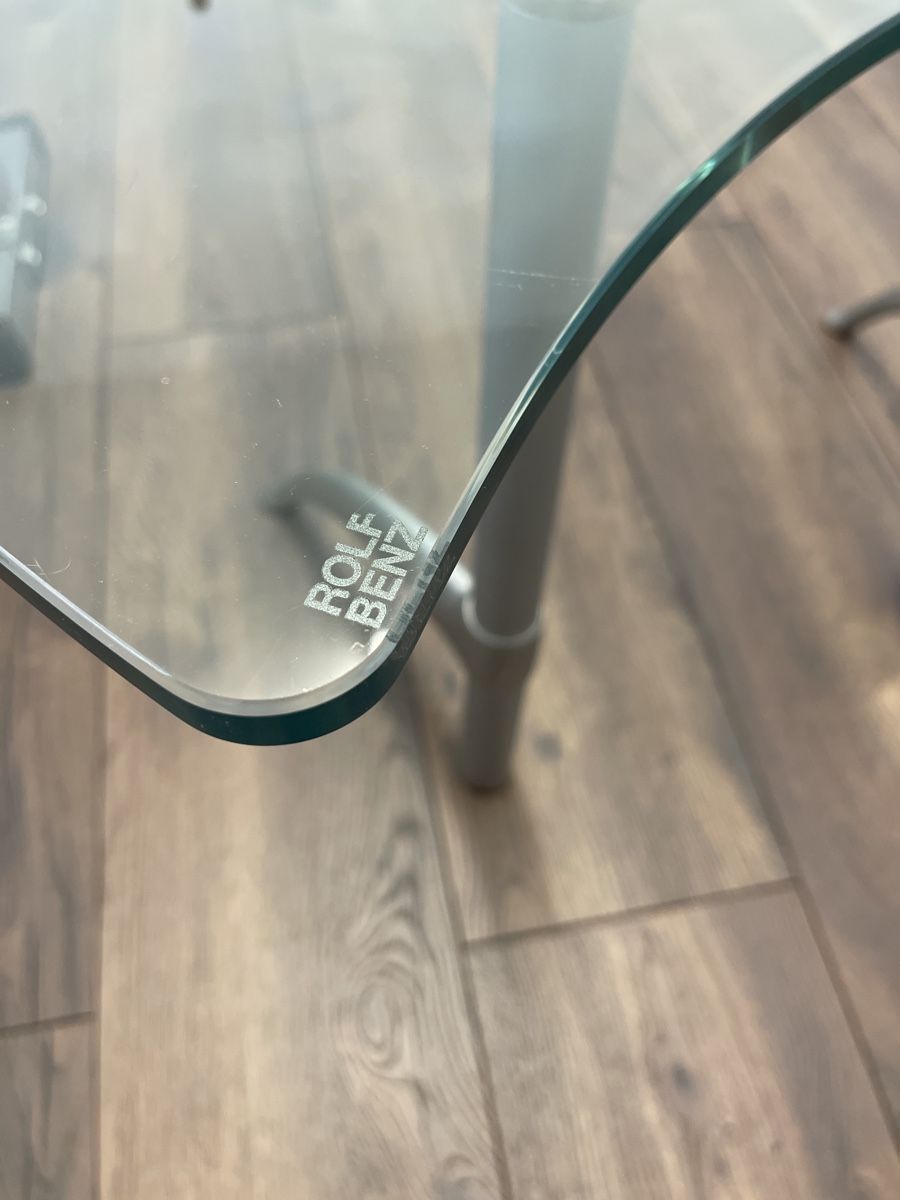 Rolf Benz Tavoli: Designer Glastisch Rolf Benz, elegant & modern – Usato da Root venduto da kline3 2