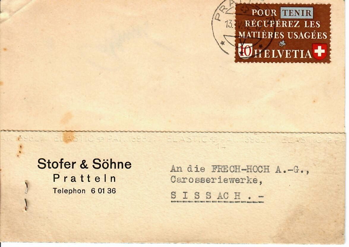 Tous les timbres: PK, Pratteln 1942 – D'occasion à Hochdorf par Ziegel-16
