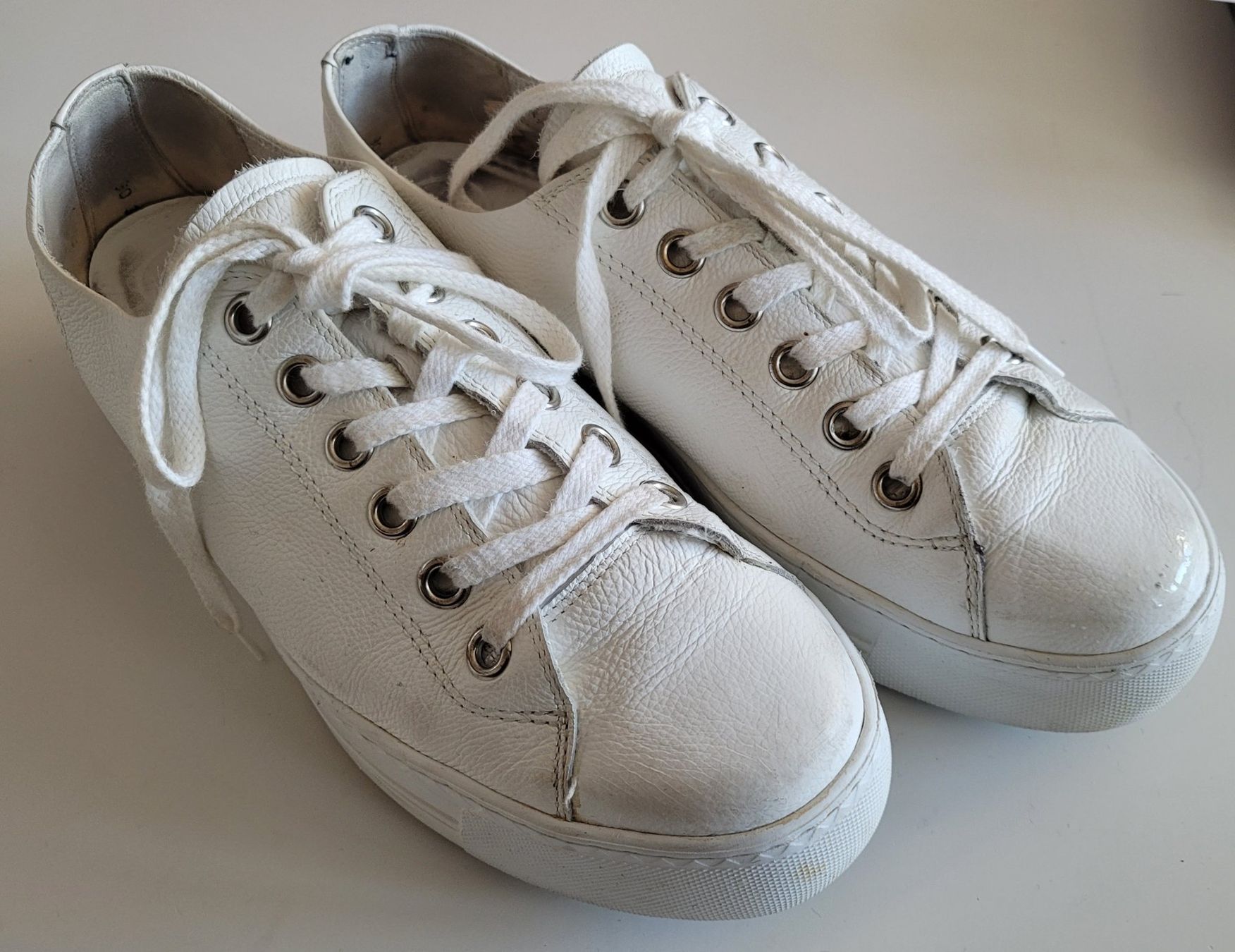 Paul Green Damenschuhe: Paul Green Sneaker Weiss Leder – Gebraucht aus Zürich von nkem13 1