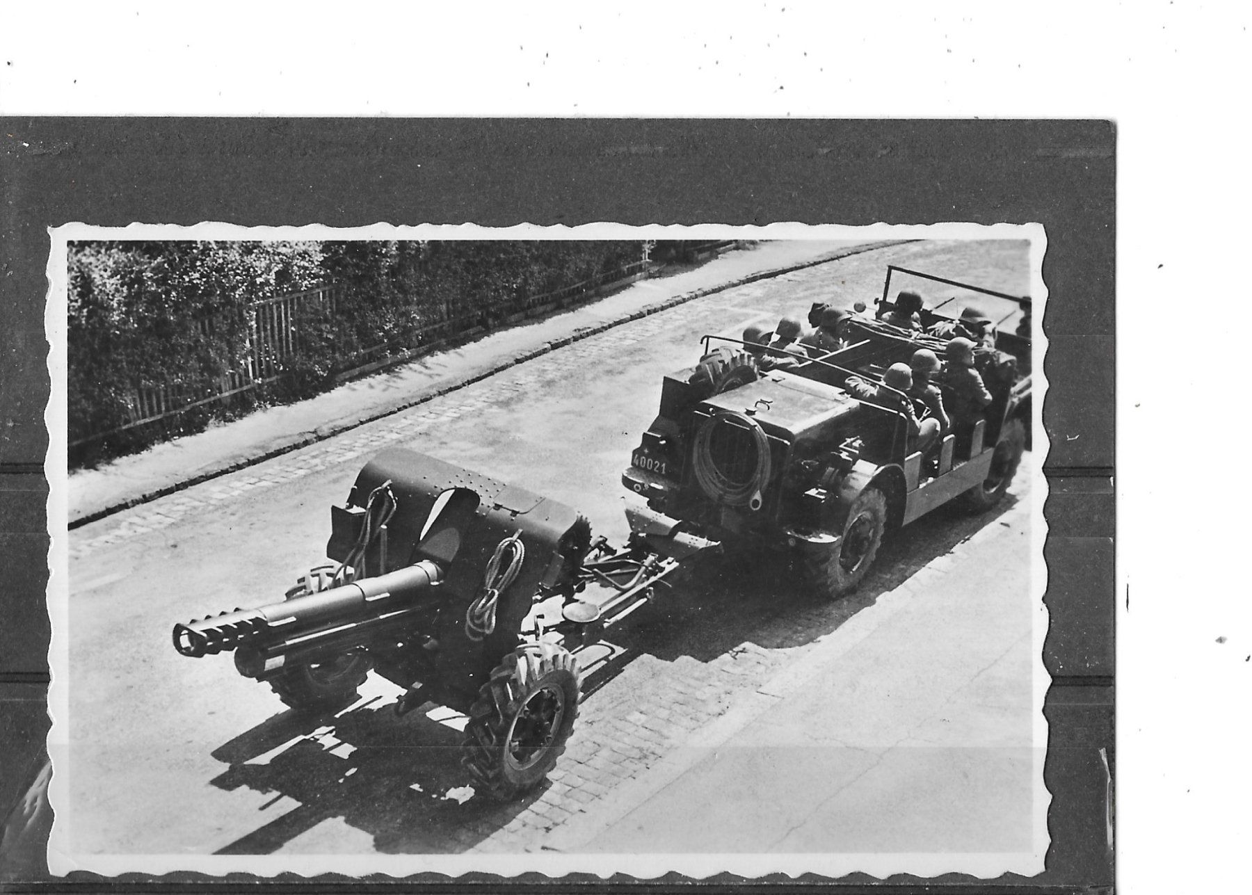 Cartoline postali: Ansichtskarte Militär Obusier 10.5cm – Usato da Schocherswil venduto da Wilare