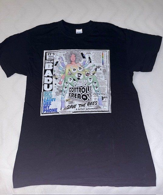 T-shirt: Erykah Badu Control Freak T-Shirt – Usato da Flawil venduto da bridge28