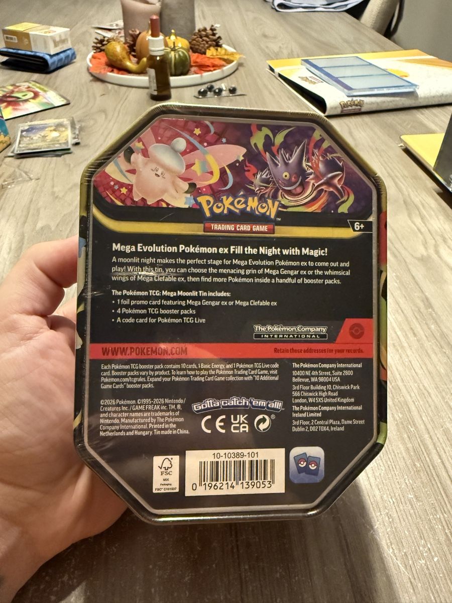 Pokémon Sammelbilder & Trading cards: 2x Mega Moonlit Tin sealed – Neu und originalverpackt aus Cham von genti147 3