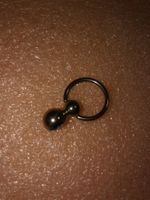 brust piercing,,,silber farbe,,,glanzig