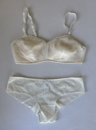 Hanro Unterwäsche Set S 36 Slip BH Creme NEU