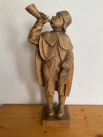 Holzfigur / Jagdhornbläser