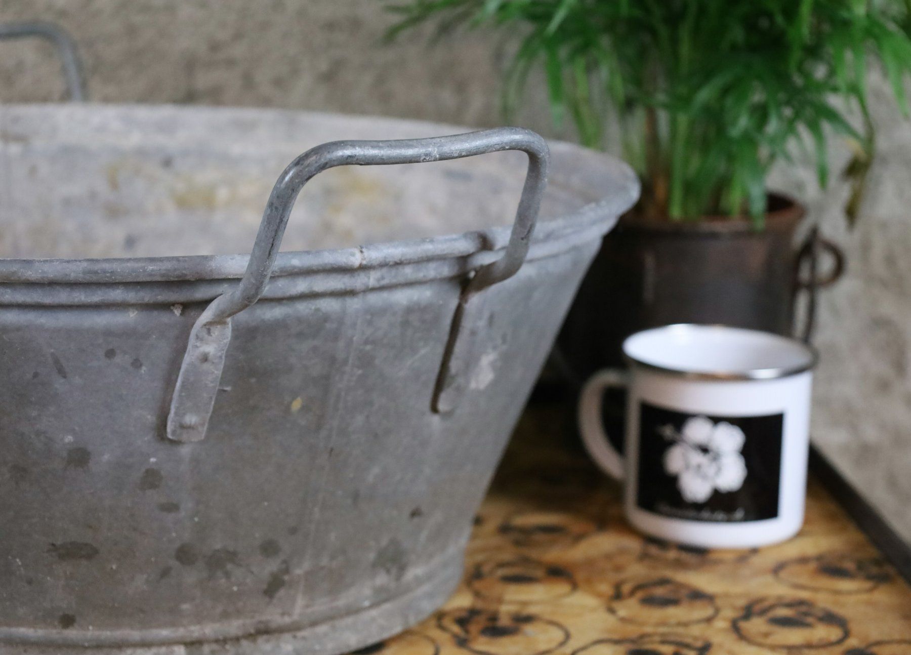 Tutte le decorazioni: alte Gelte, Wanne, Topf, Übertopf – Usato da Birrwil venduto da brandschatz_birrwil 1