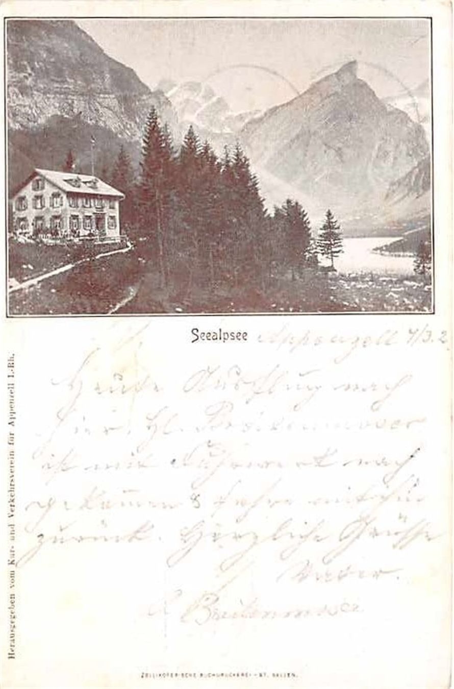 Cartes postales: Seealpsee – D'occasion à Ottikon b.Kemptth. par Neptun1974