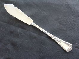 * COUTEAU A FROMAGE JEZLER MUGUET ARGENT 800 COMME NEUF