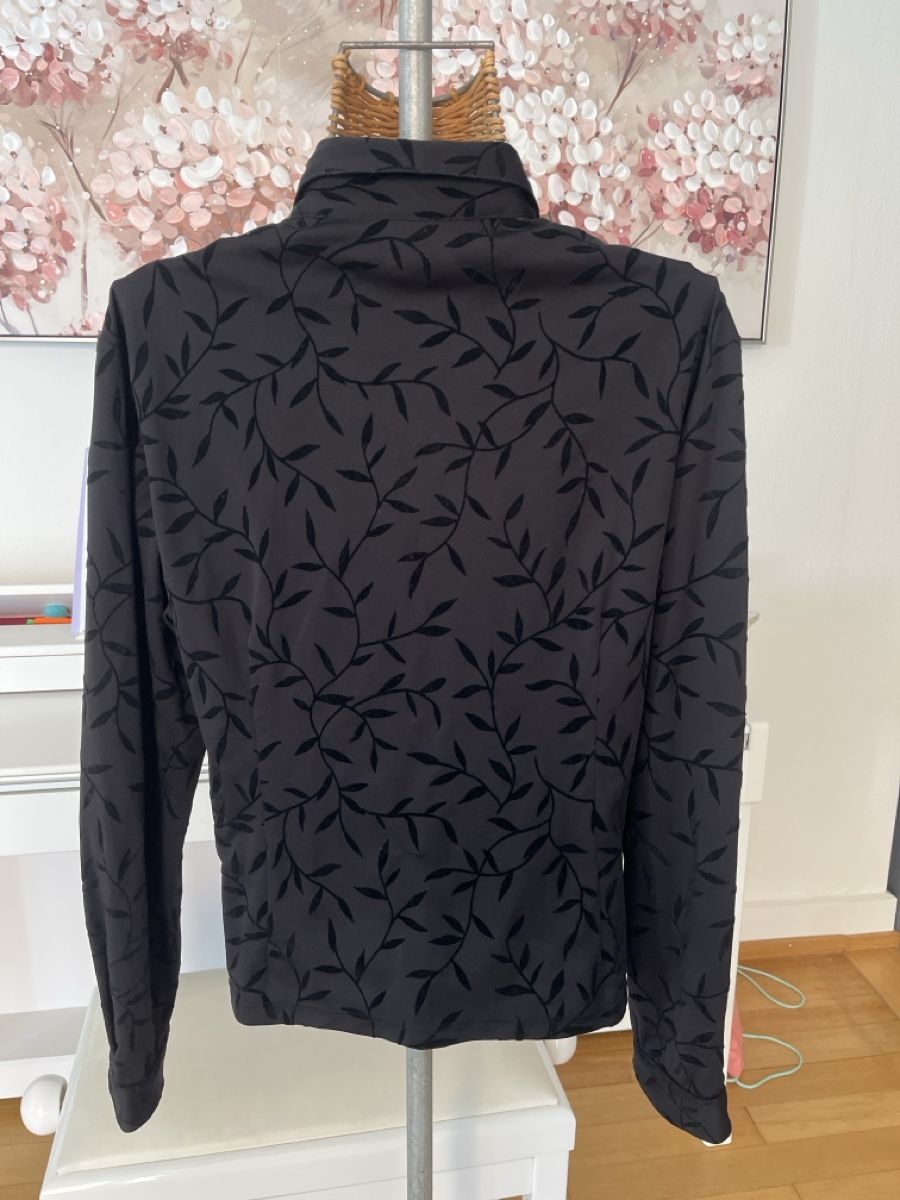 Camicette: Hemd schwarz mit Blättern, Energy, XL – Usato da Solothurn venduto da Bobesch08 2